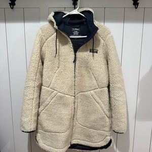 LL Bean Mountain Pile Fleece Coat